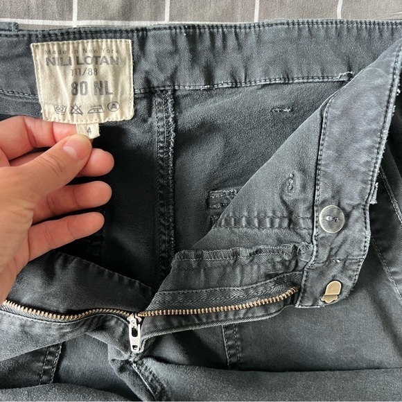 Nili Lotan Cropped Military Pant grey 4 - Picture 15 of 16